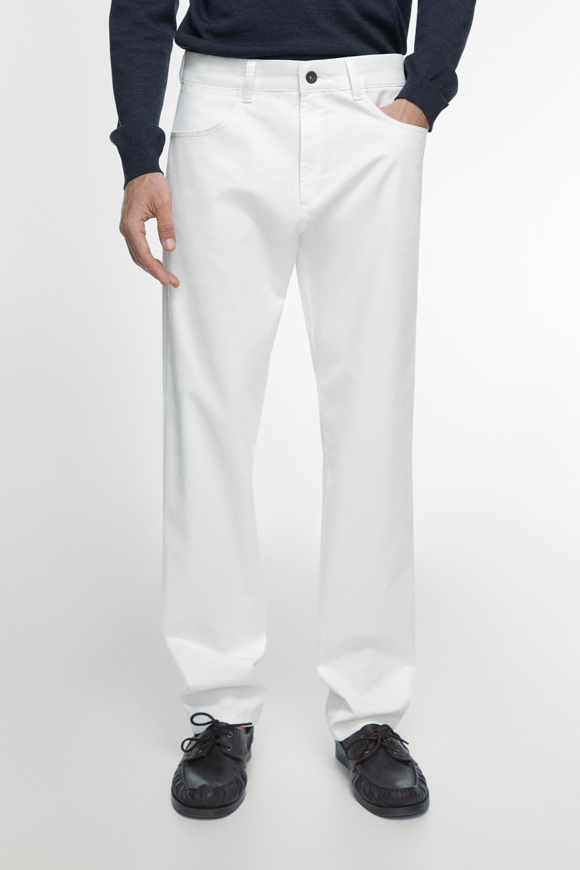 Faux jean slim fit